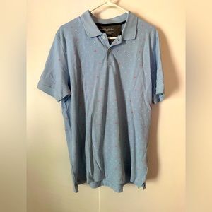 Large Cotton Light Blue Men’s Banana Republic Polo - Used